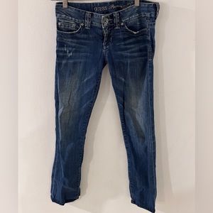 GUESS premium very low rise skinny jean